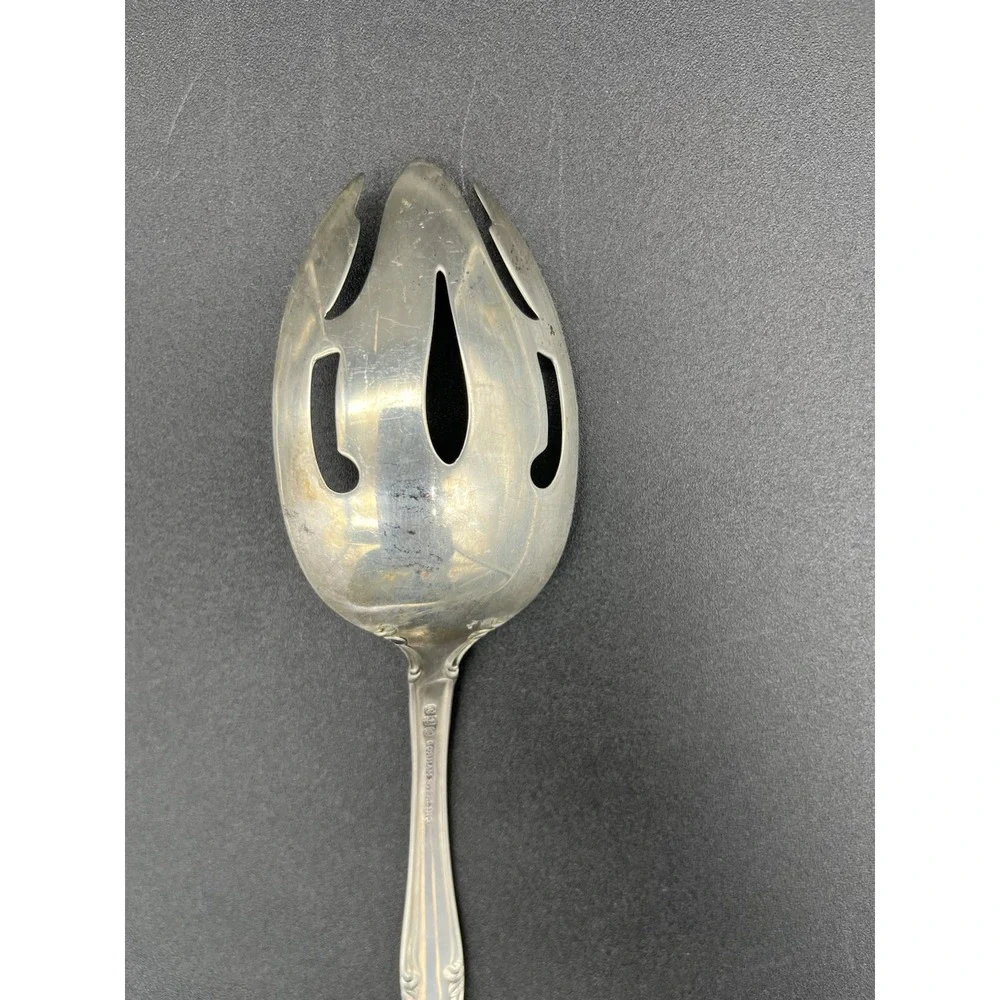 Sterling Silver Andonte Pierced Tablespoon Serving Spoon By Gorham Silver
